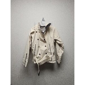 Holden Snowboard Winter Jacket Women's Ivory Hoodie Jacket Size Small Lined